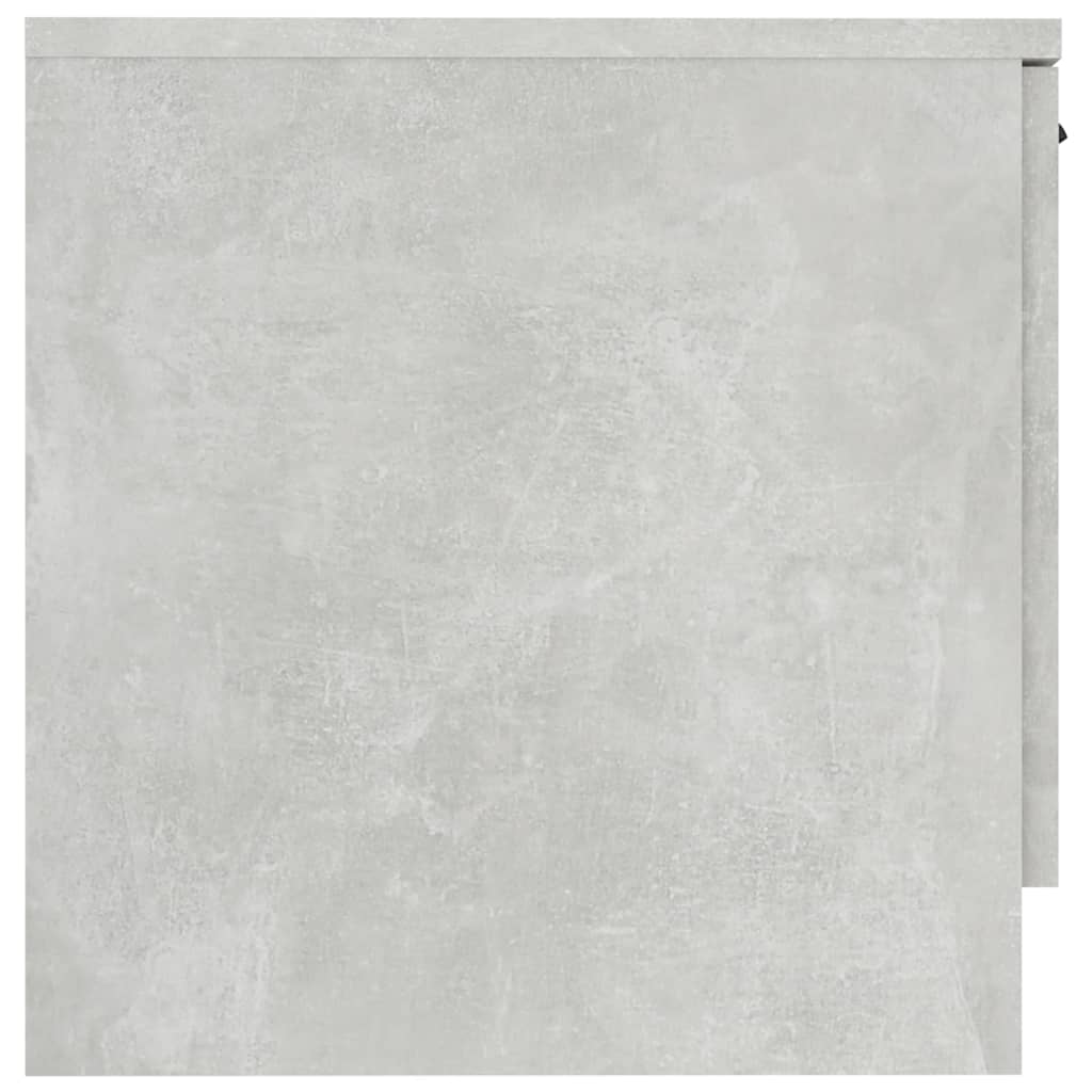 Tables de chevet 2 pcs Gris béton 40x39x40 cm - XIOS