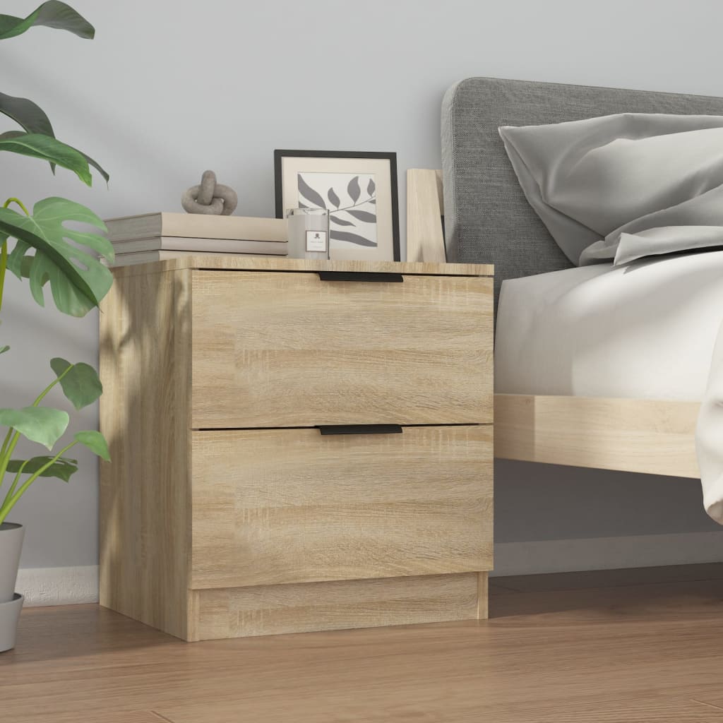 Tables de chevet 2 pcs Chêne Sonoma Bois d'ingénierie - XIOS