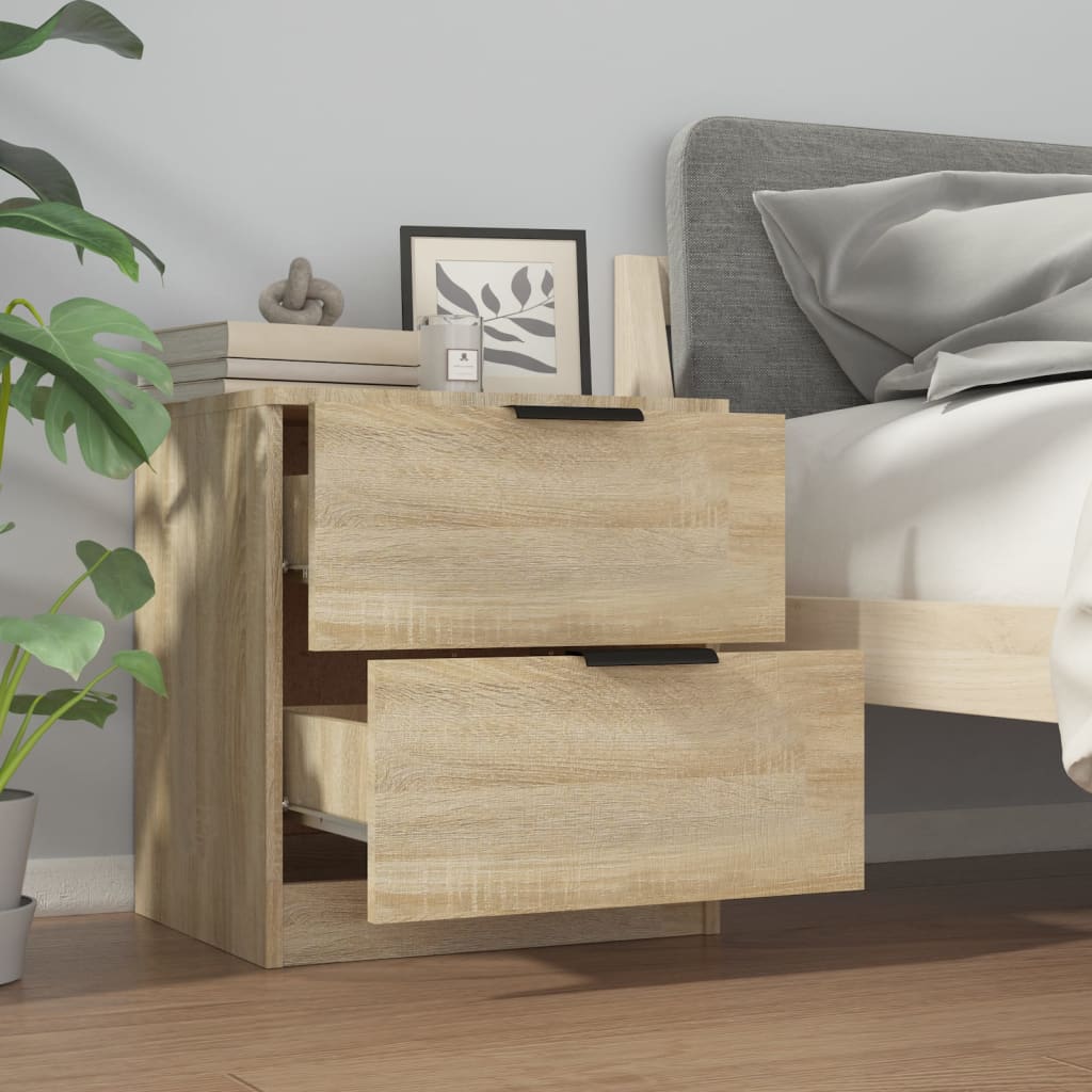 Tables de chevet 2 pcs Chêne Sonoma Bois d'ingénierie - XIOS