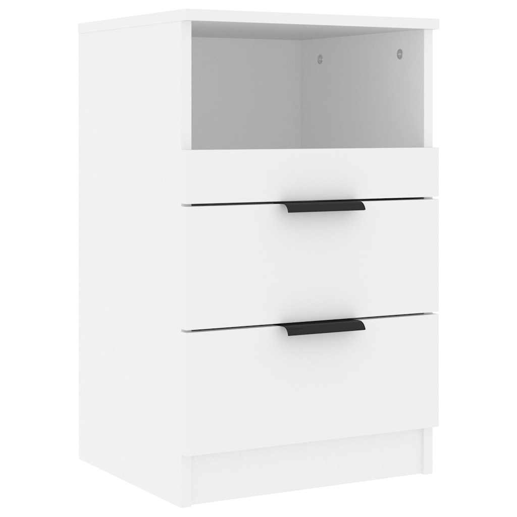 Table de chevet Blanc Bois d'ingénierie - XIOS