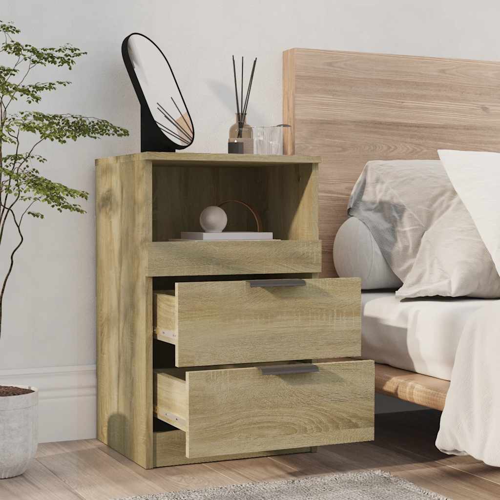 Tables de chevet 2 pcs Chêne Sonoma Bois d'ingénierie - XIOS