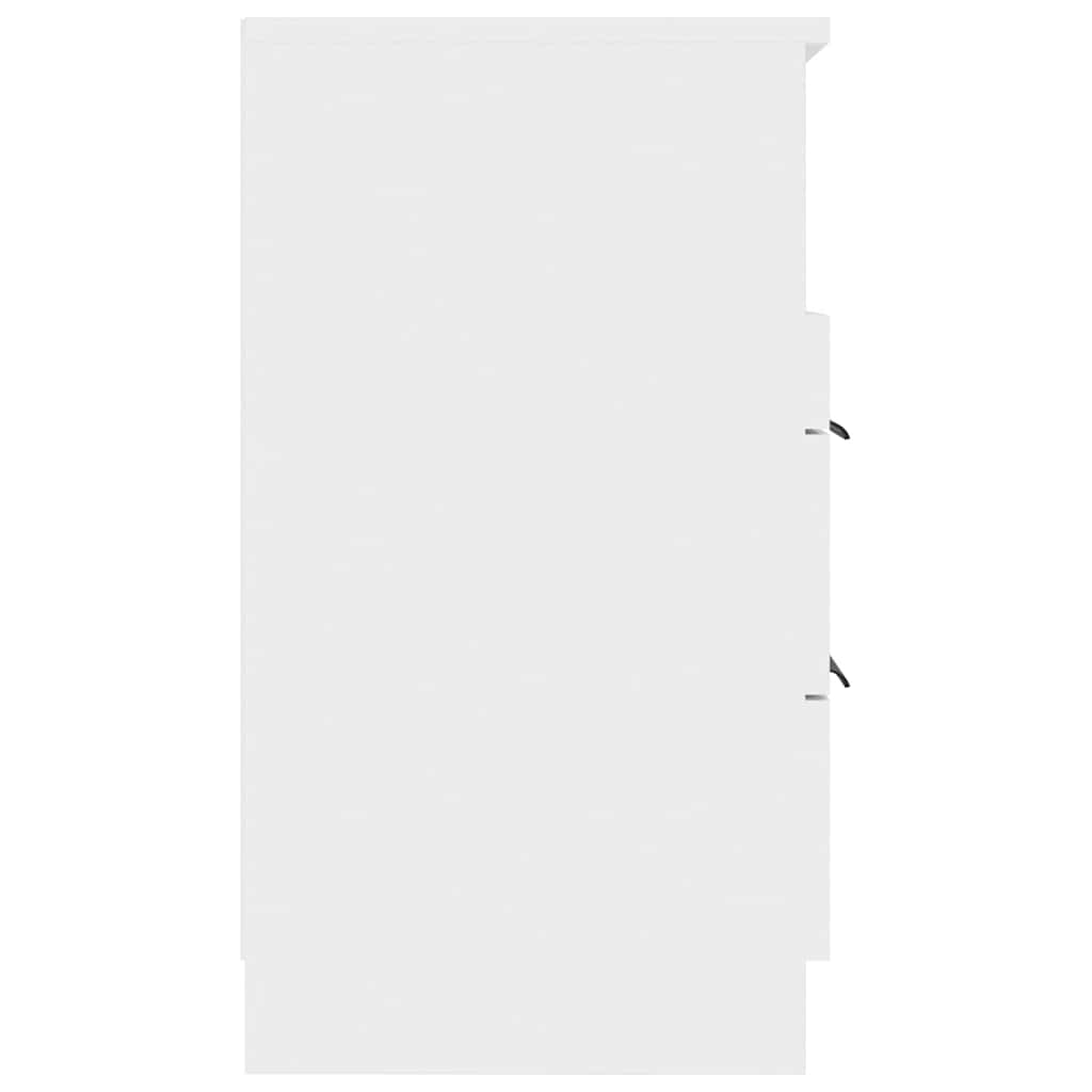 Tables de chevet 2 pcs Blanc brillant Bois d'ingénierie - XIOS
