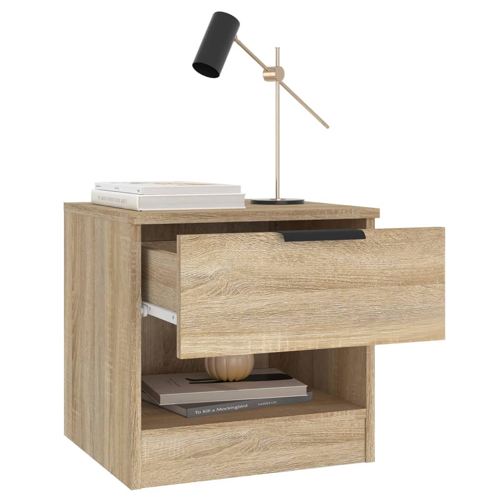 Tables de chevet 2 pcs Chêne Sonoma Bois d'ingénierie - XIOS