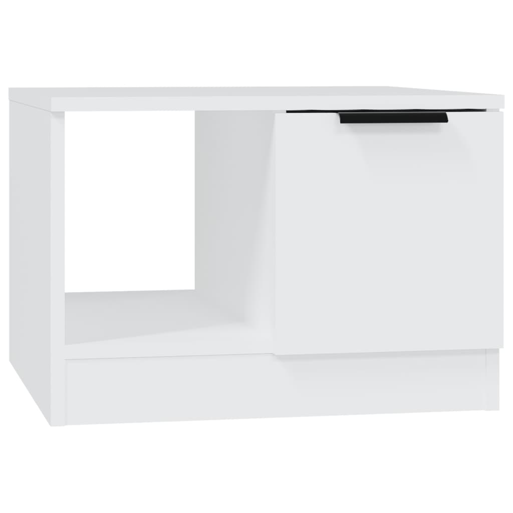 Table basse Blanc 50x50x36 cm Bois d'ingénierie - XIOS