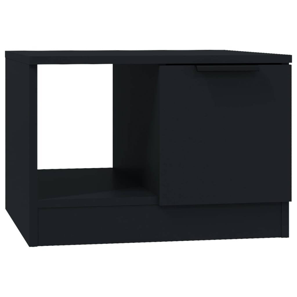 Table basse noir 50x50x36 cm bois d'ingénierie - XIOS