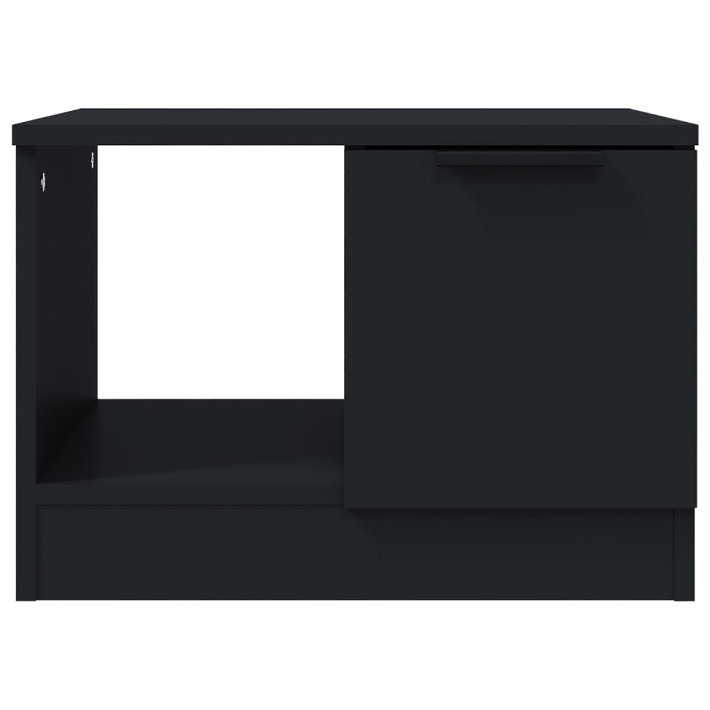 Table basse noir 50x50x36 cm bois d'ingénierie - XIOS