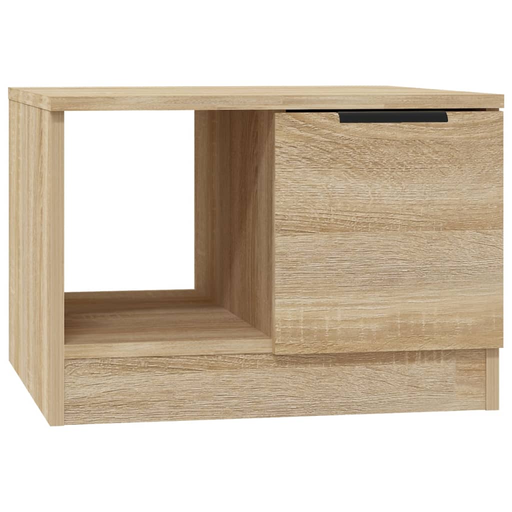 Table basse chêne sonoma 50x50x36 cm bois d'ingénierie - XIOS