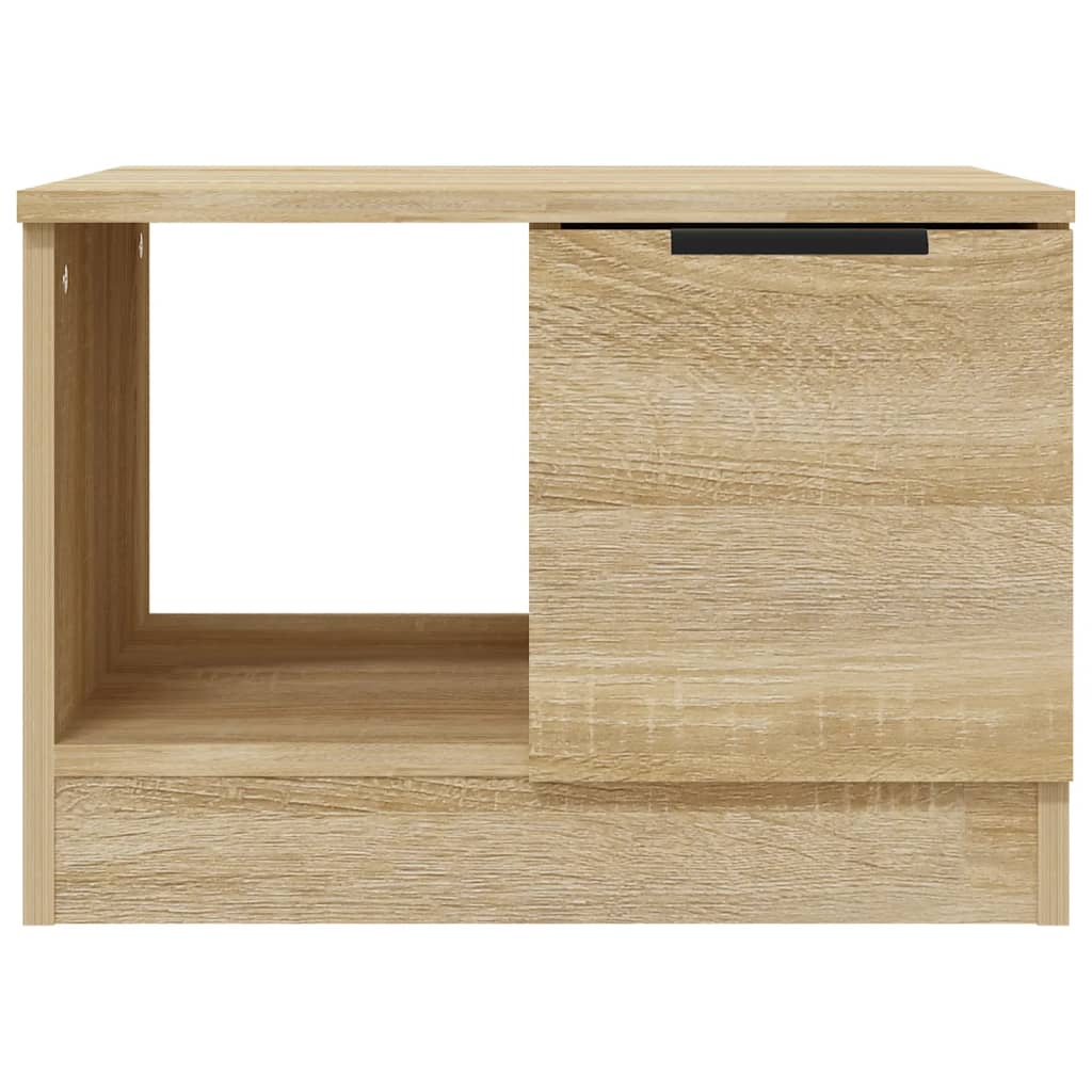Table basse chêne sonoma 50x50x36 cm bois d'ingénierie - XIOS