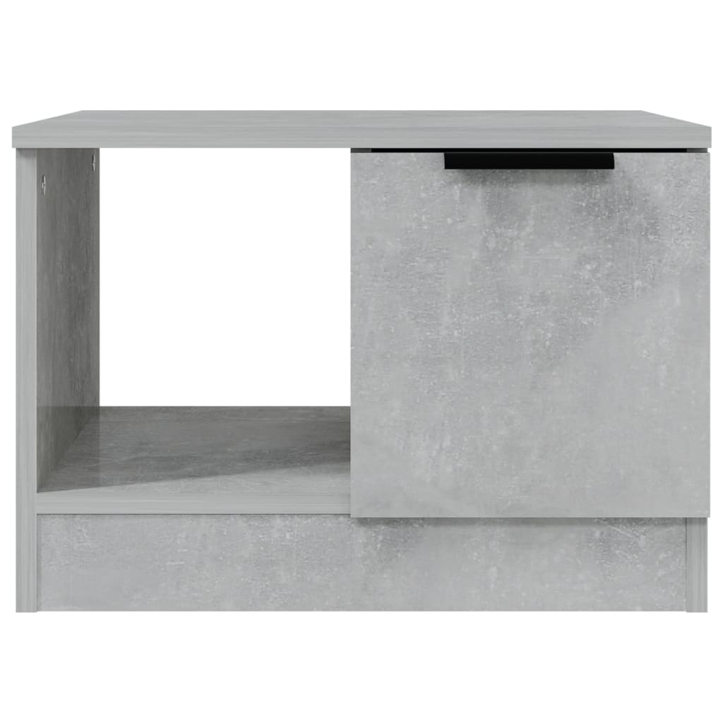 Table basse gris béton 50x50x36 cm bois d'ingénierie - XIOS