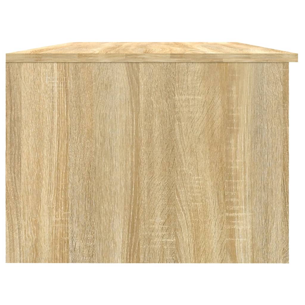 Table basse chêne sonoma 102x50x36 cm bois d'ingénierie - XIOS