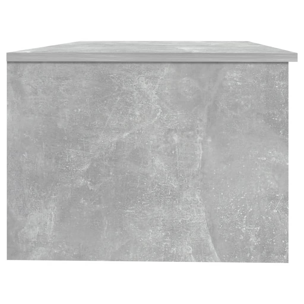 Table basse gris béton 102x50x36 cm bois d'ingénierie - XIOS