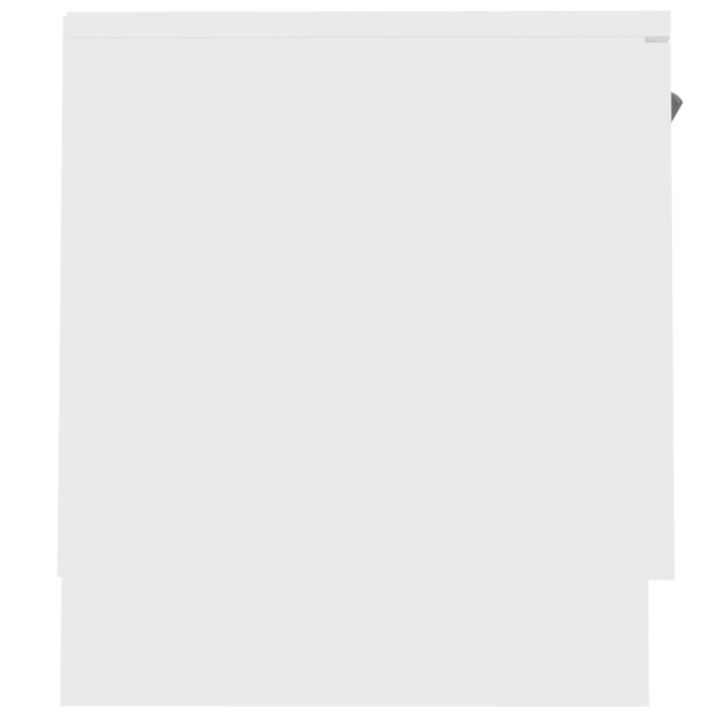Meuble TV Blanc 140x35x40 cm Bois d'ingénierie - XIOS