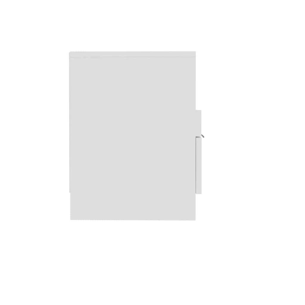 Meuble TV Blanc 150x33,5x45 cm Bois d'ingénierie Meubles TV vidaXL   