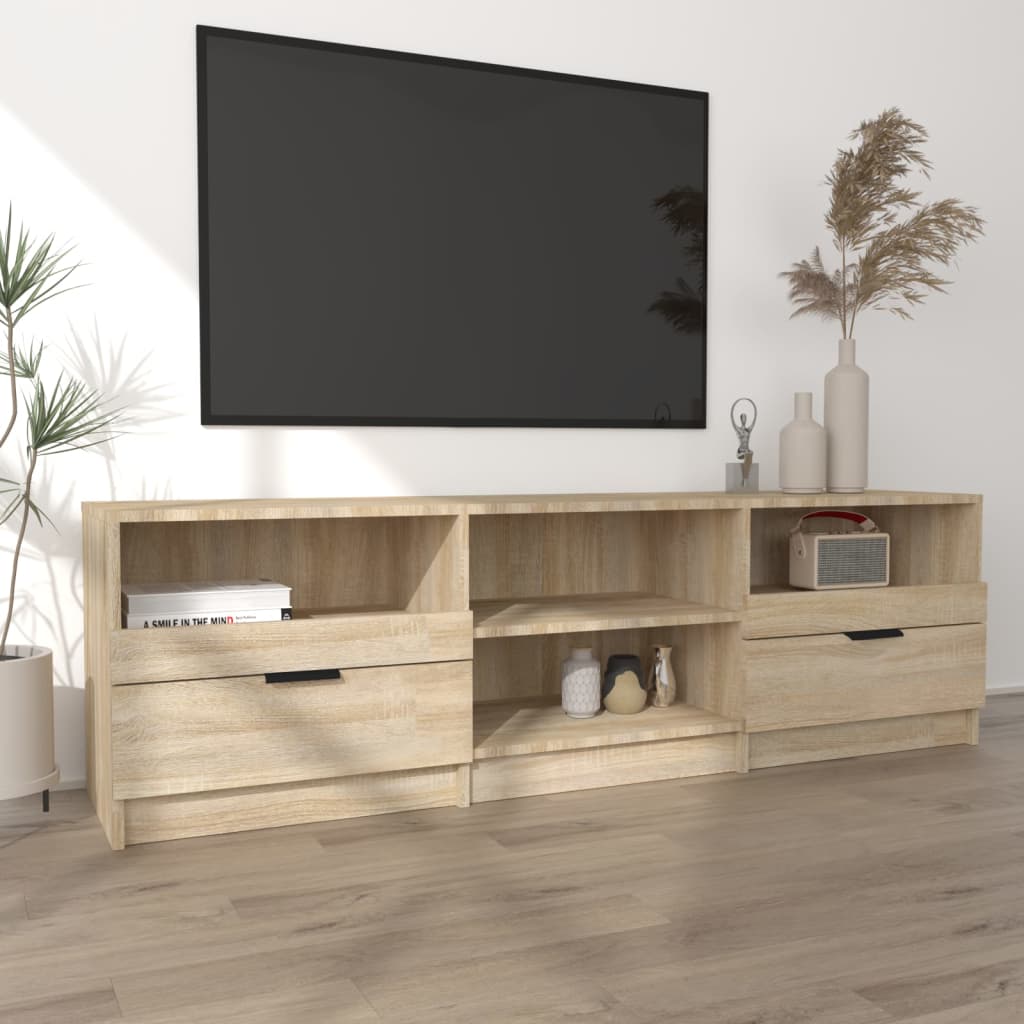 Meuble TV Chêne sonoma 150x33,5x45 cm Bois d'ingénierie - XIOS