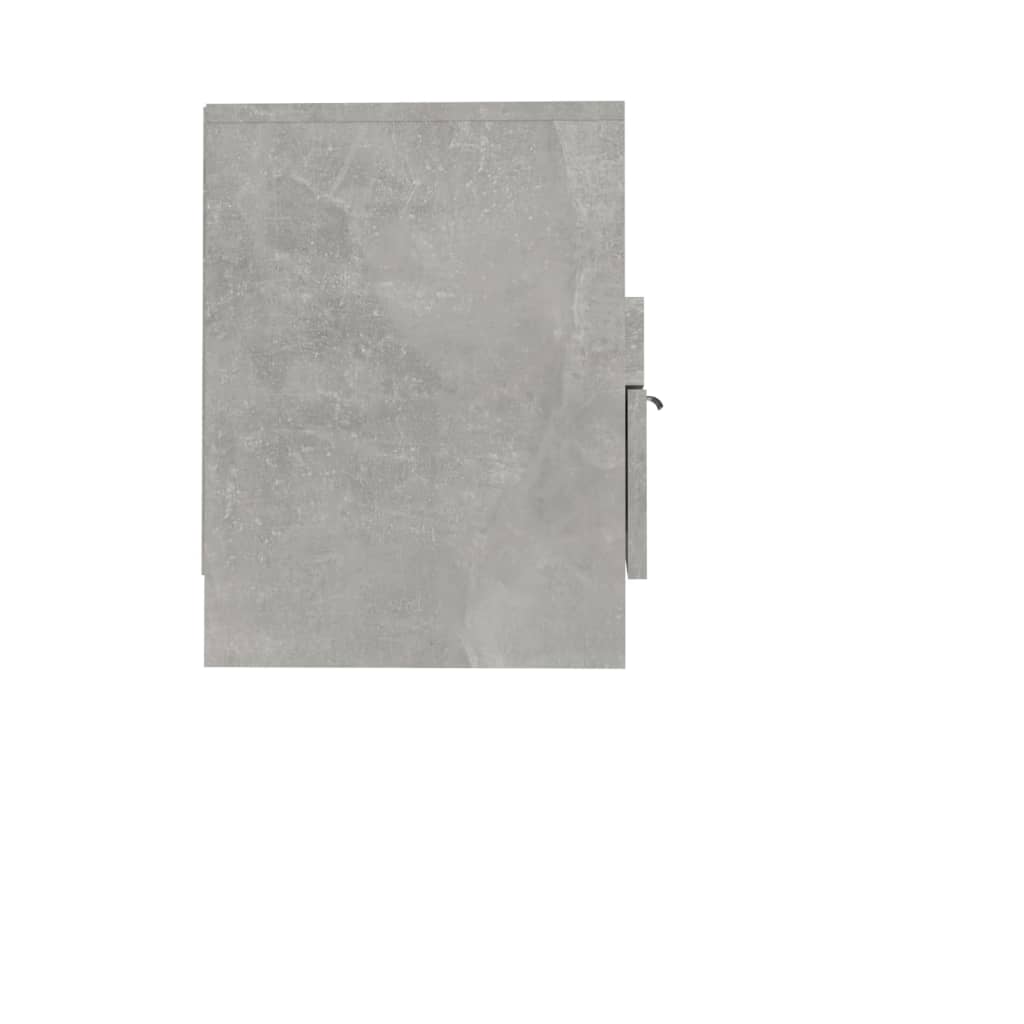 Meuble TV Gris béton 150x33,5x45 cm Bois d'ingénierie Meubles TV vidaXL   