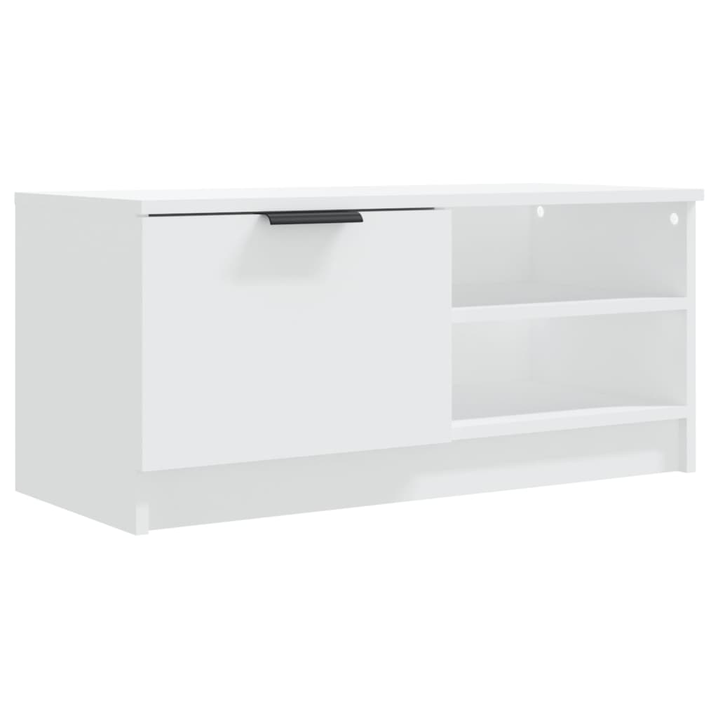 Meubles TV 2 pcs Blanc 80x35x36,5 cm Bois d'ingénierie - XIOS