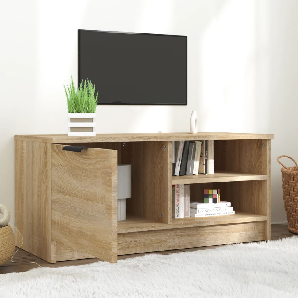 Meuble TV Chêne sonoma 80x35x36,5 cm Bois d'ingénierie - XIOS