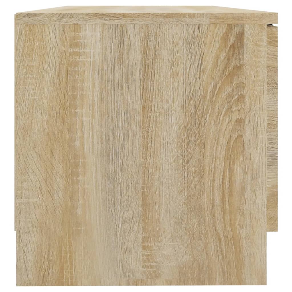 Meuble TV Chêne sonoma 80x35x36,5 cm Bois d'ingénierie - XIOS