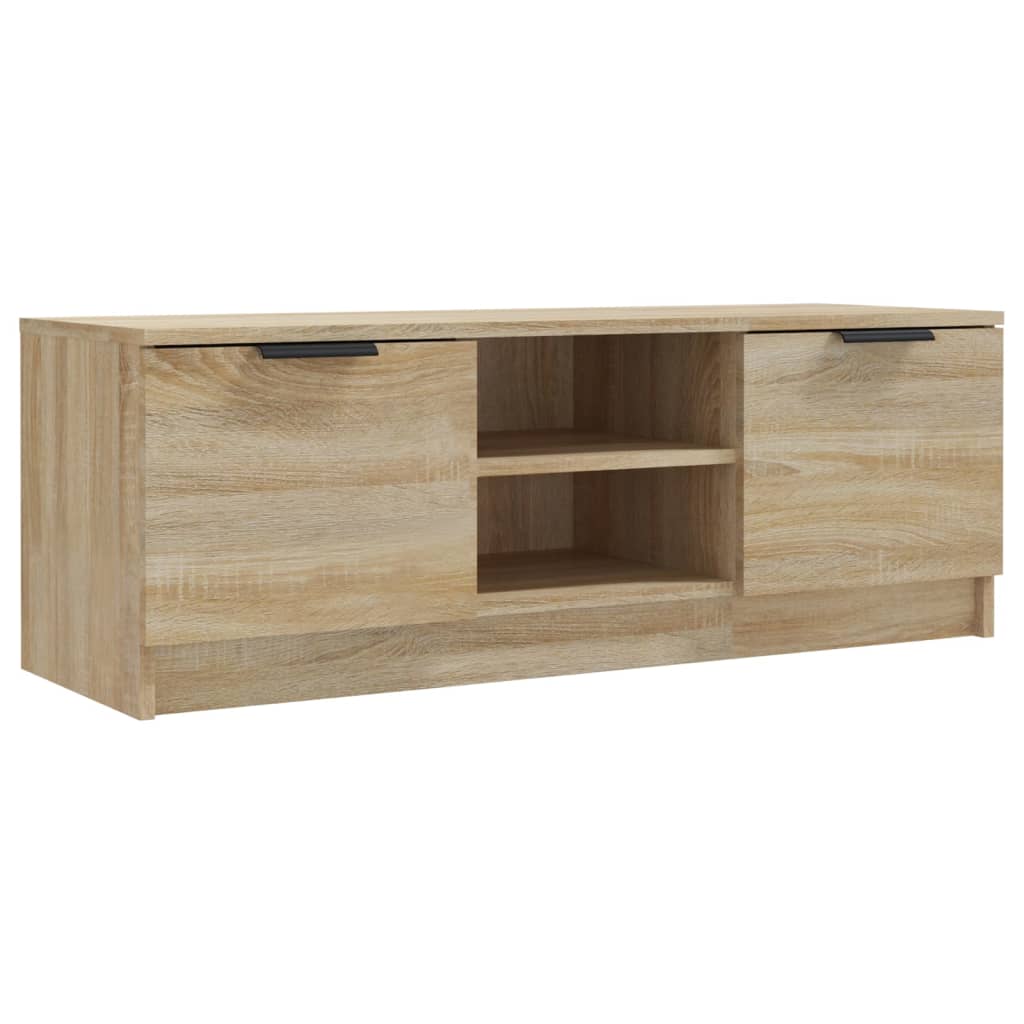 Meuble TV Chêne sonoma 102x35x36,5 cm Bois d'ingénierie - XIOS