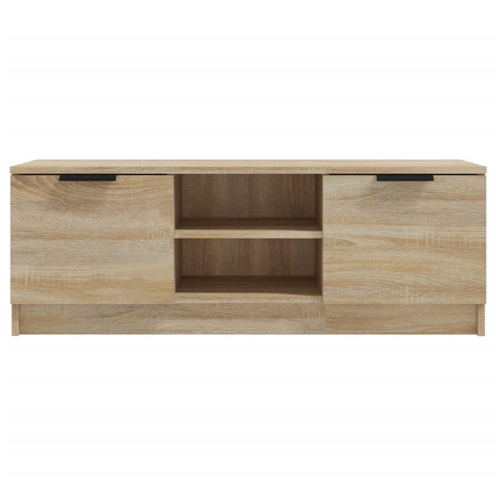 Meuble TV Chêne sonoma 102x35x36,5 cm Bois d'ingénierie - XIOS