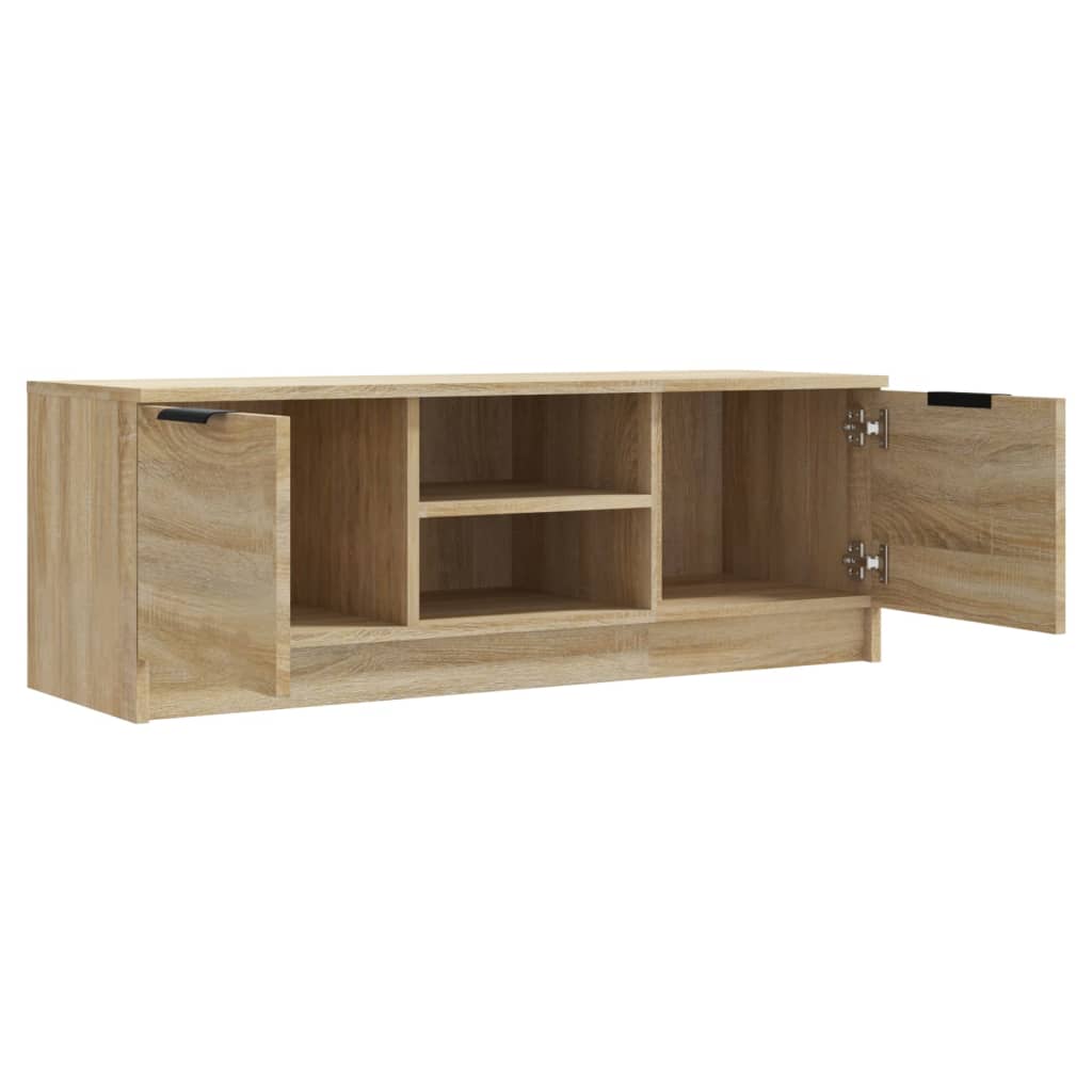 Meuble TV Chêne sonoma 102x35x36,5 cm Bois d'ingénierie - XIOS