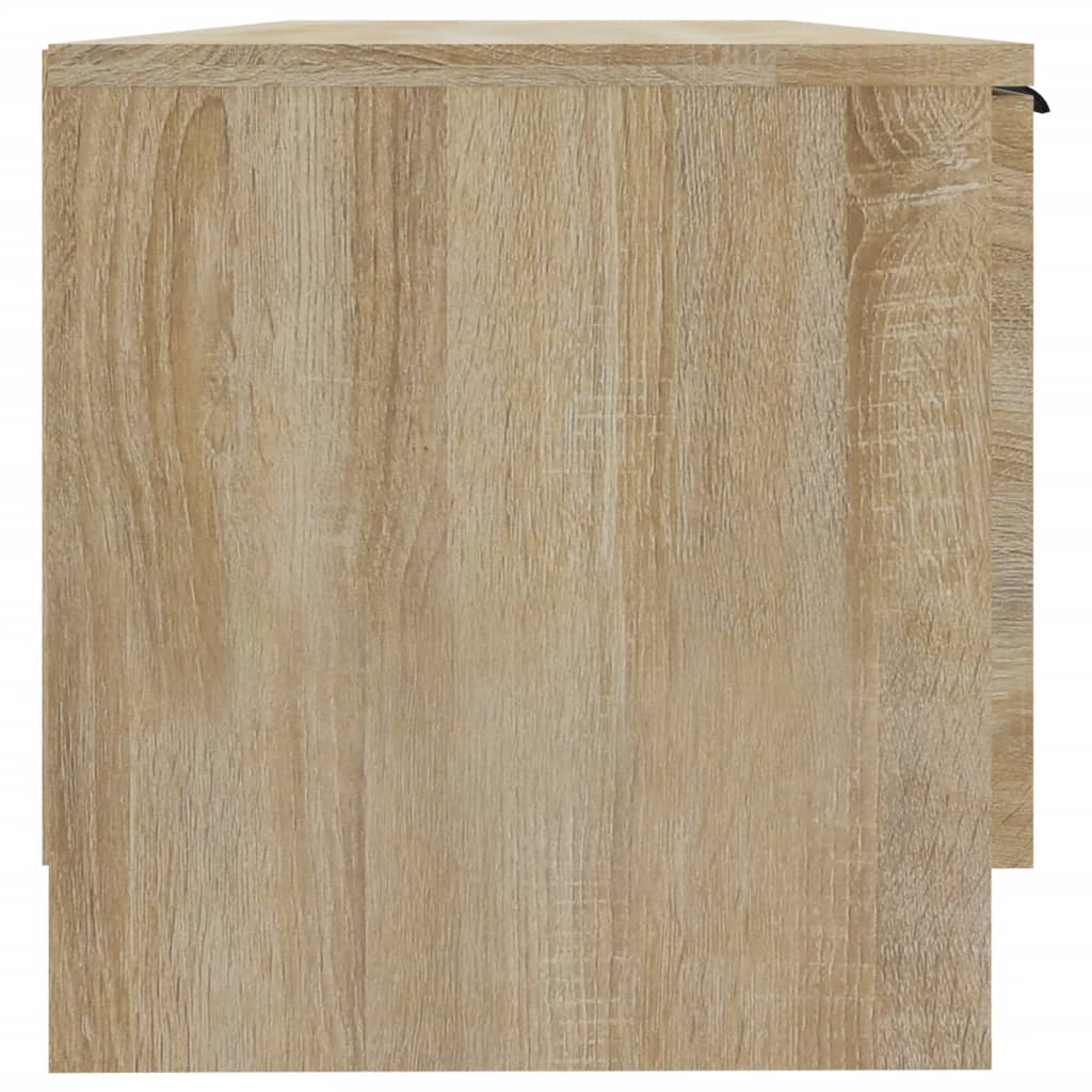 Meuble TV Chêne sonoma 102x35x36,5 cm Bois d'ingénierie - XIOS