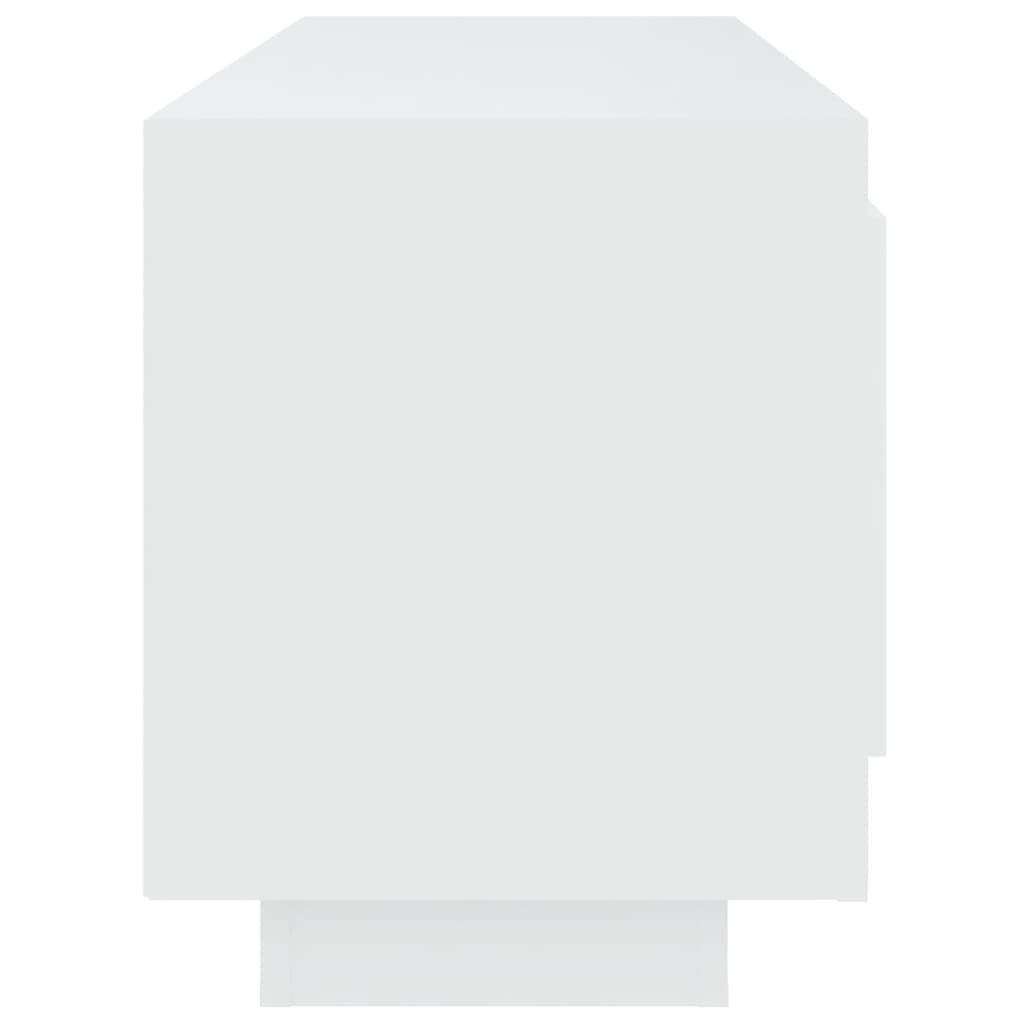 Meuble TV blanc 102x35x45 cm bois d'ingénierie - XIOS