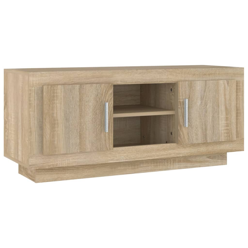 Meuble TV chêne sonoma 102x35x45 cm bois d'ingénierie Meubles TV vidaXL   