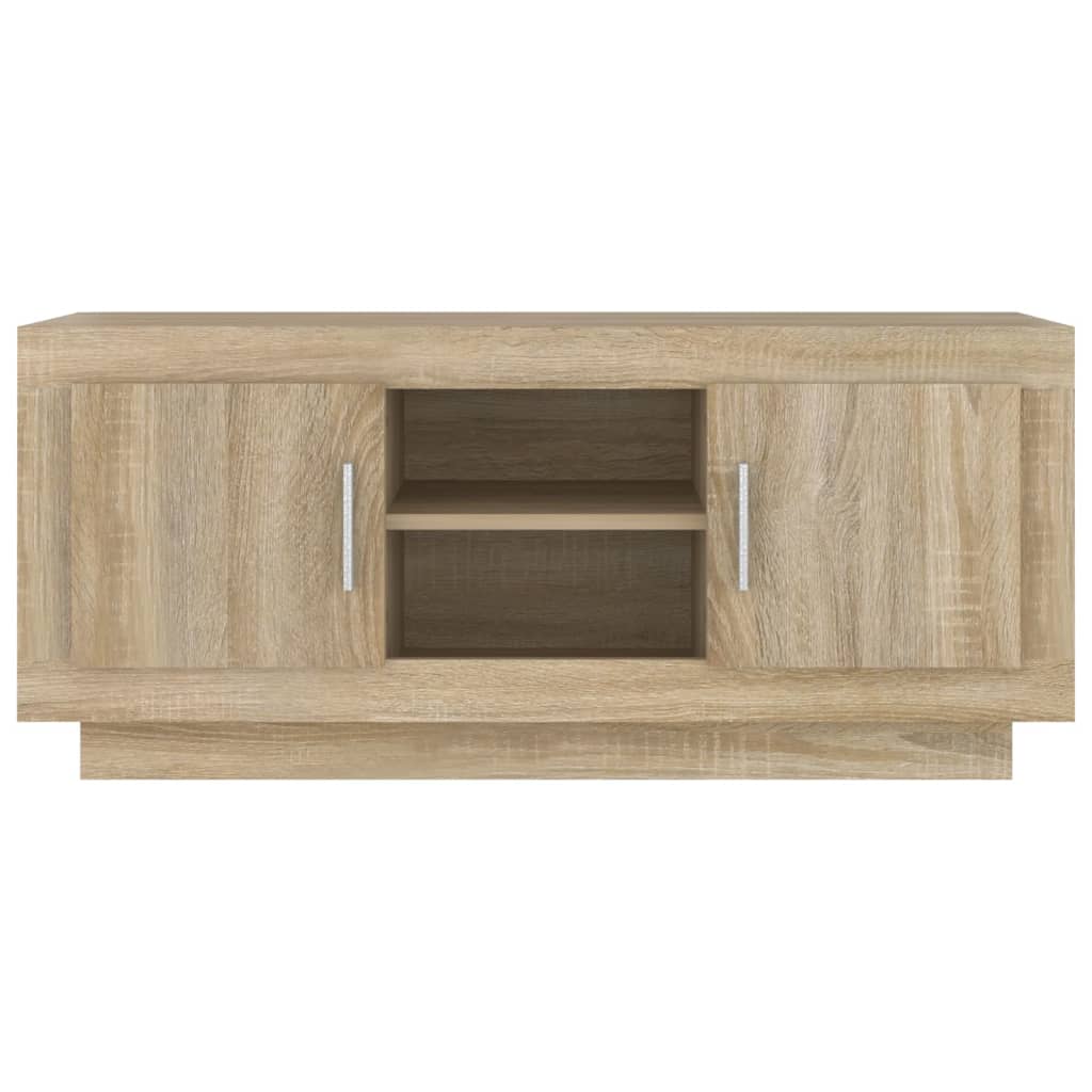 Meuble TV chêne sonoma 102x35x45 cm bois d'ingénierie Meubles TV vidaXL   