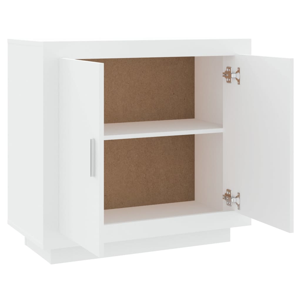 Buffet Blanc 80x40x75 cm Bois d'ingénierie - XIOS