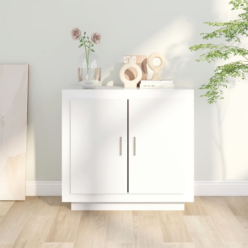 Buffet Blanc 80x40x75 cm Bois d'ingénierie - XIOS