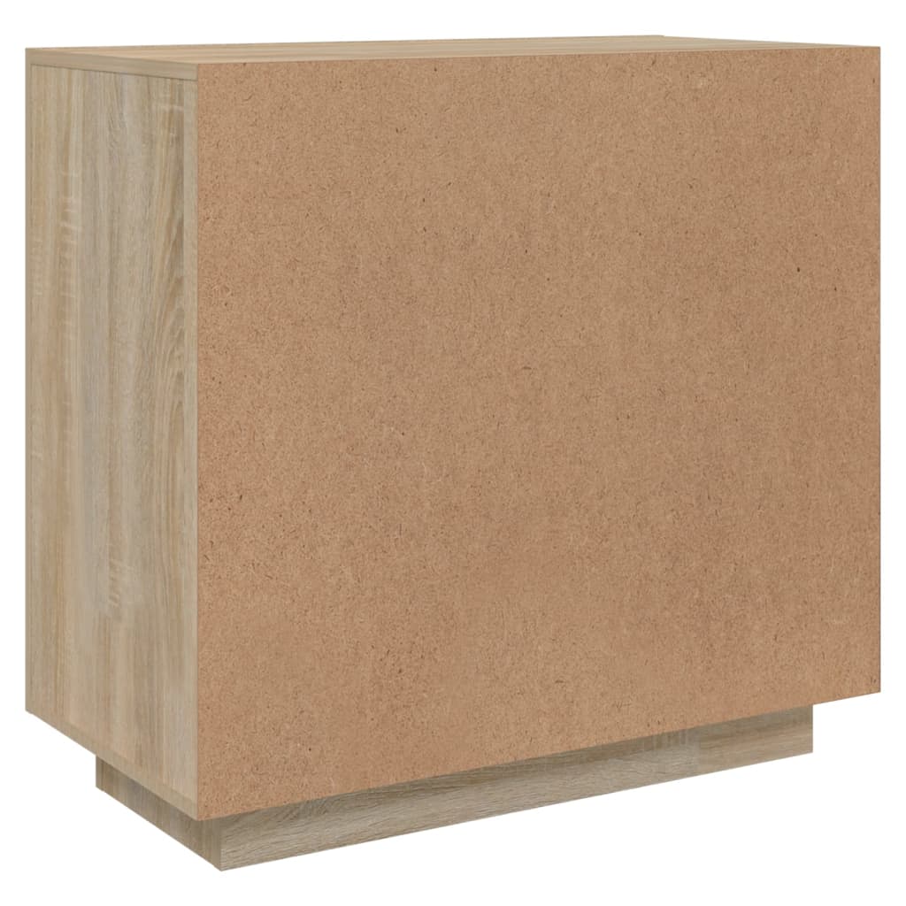 Buffet Chêne sonoma 80x40x75 cm Bois d'ingénierie - XIOS