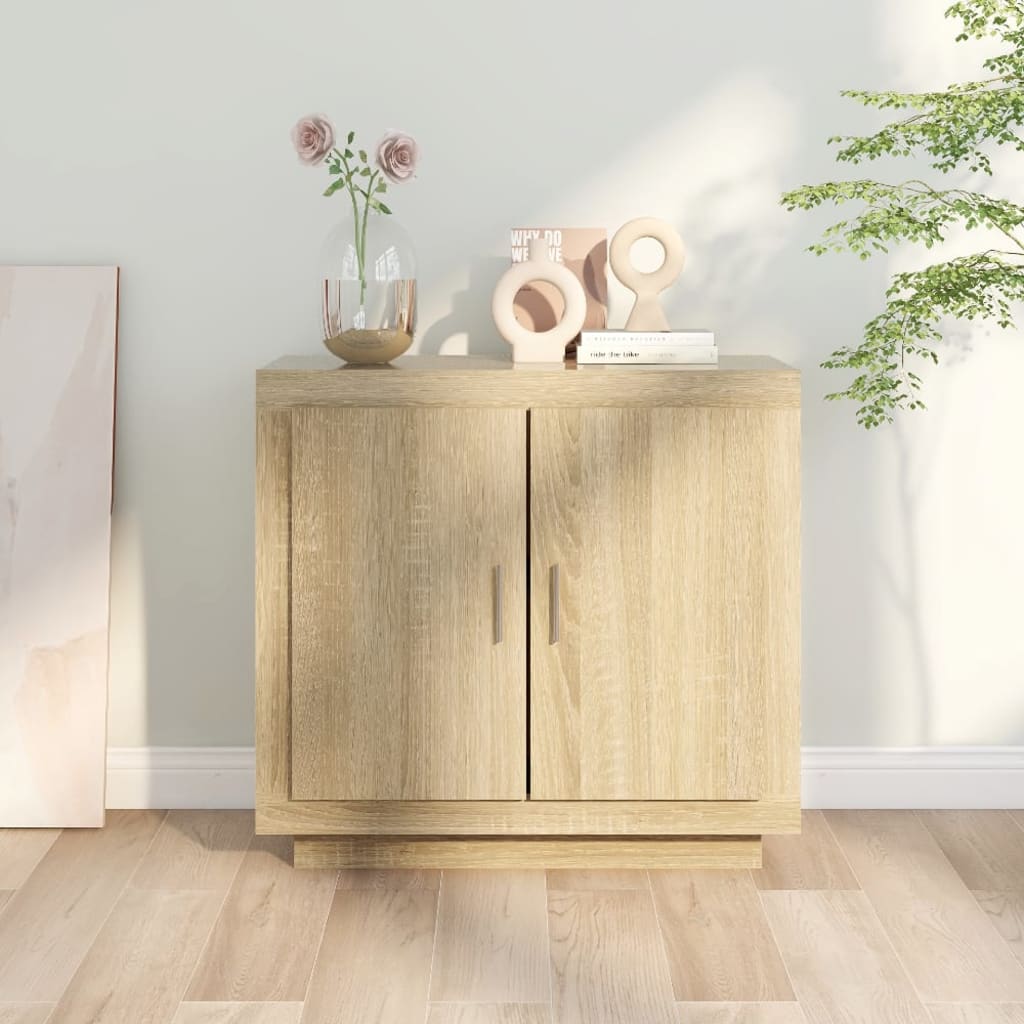 Buffet Chêne sonoma 80x40x75 cm Bois d'ingénierie - XIOS