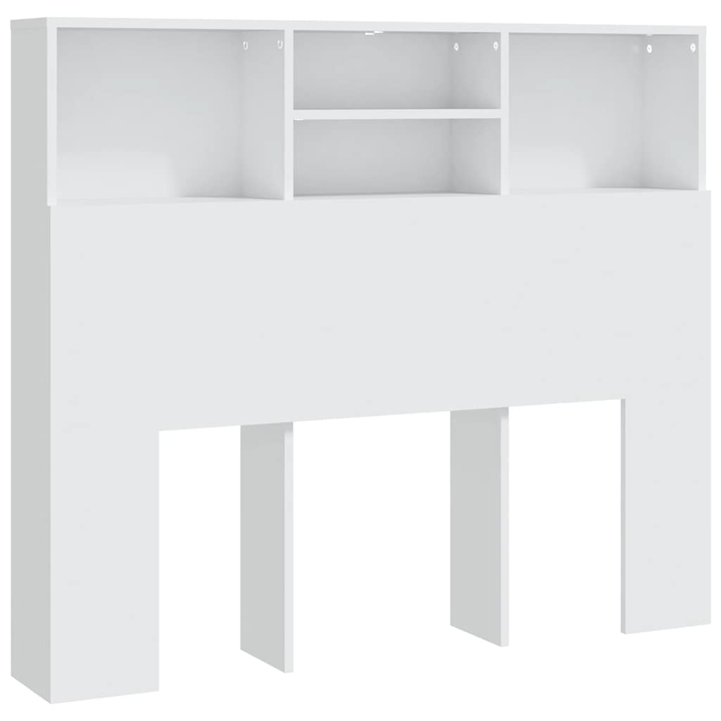 Armoire de tête de lit Blanc 120x19x103,5 cm - XIOS