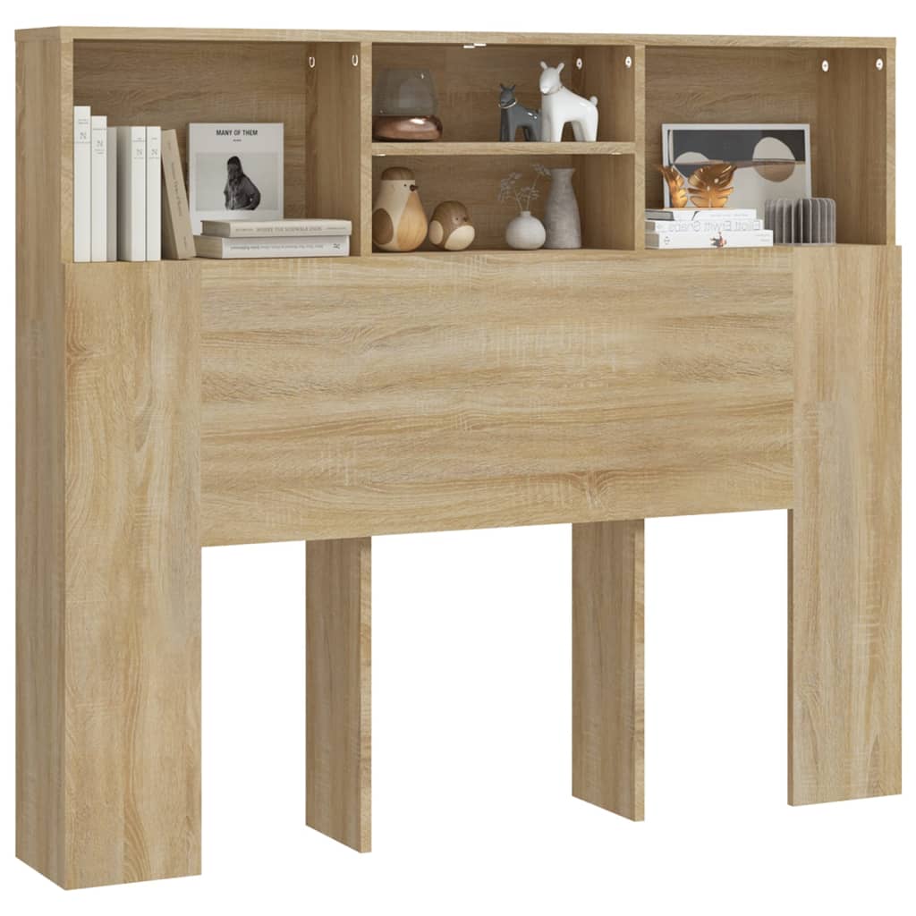 Armoire de tête de lit Chêne sonoma 120x19x103,5 cm - XIOS