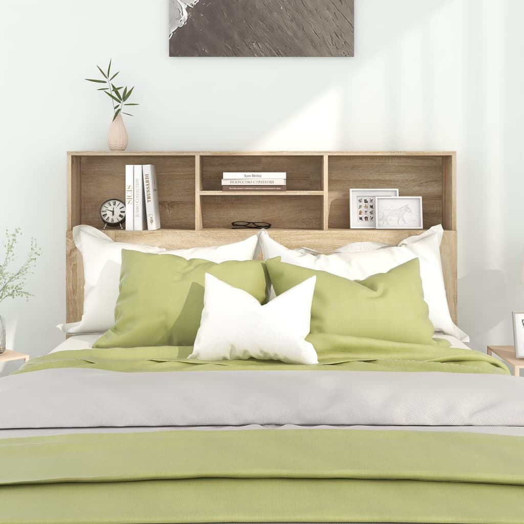 Armoire de tête de lit Chêne sonoma 140x19x103,5 cm - XIOS