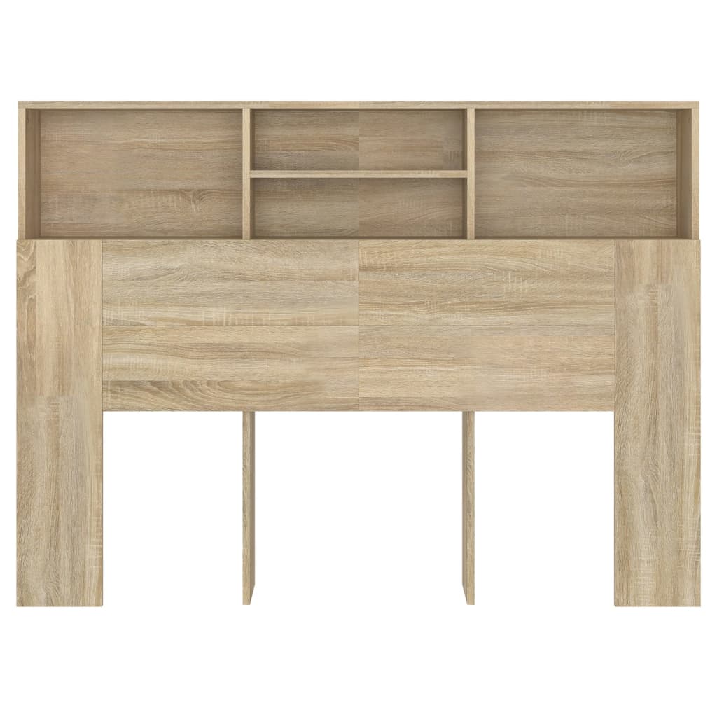 Armoire de tête de lit Chêne sonoma 140x19x103,5 cm - XIOS