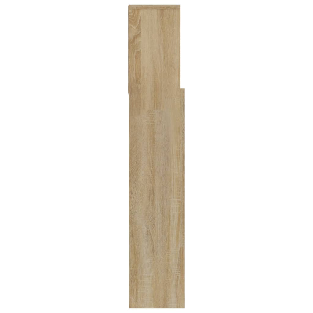 Armoire de tête de lit chêne sonoma 180x19x103,5 cm - XIOS