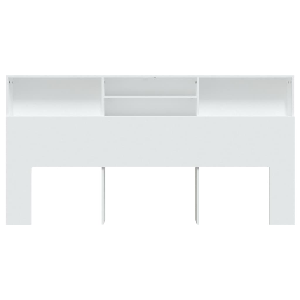 Armoire de tête de lit Blanc 200x19x103,5 cm - XIOS