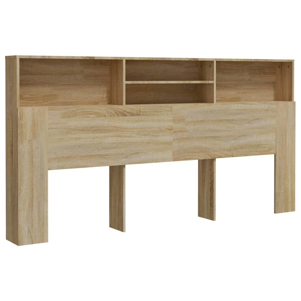 Armoire de tête de lit chêne sonoma 200x19x103,5 cm - XIOS