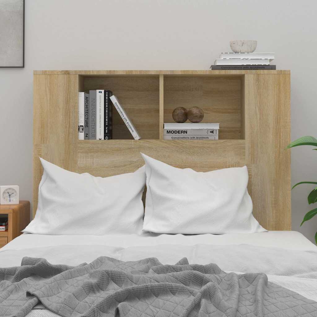 Armoire de tête de lit Chêne sonoma 100x18,5x102,5 cm - XIOS
