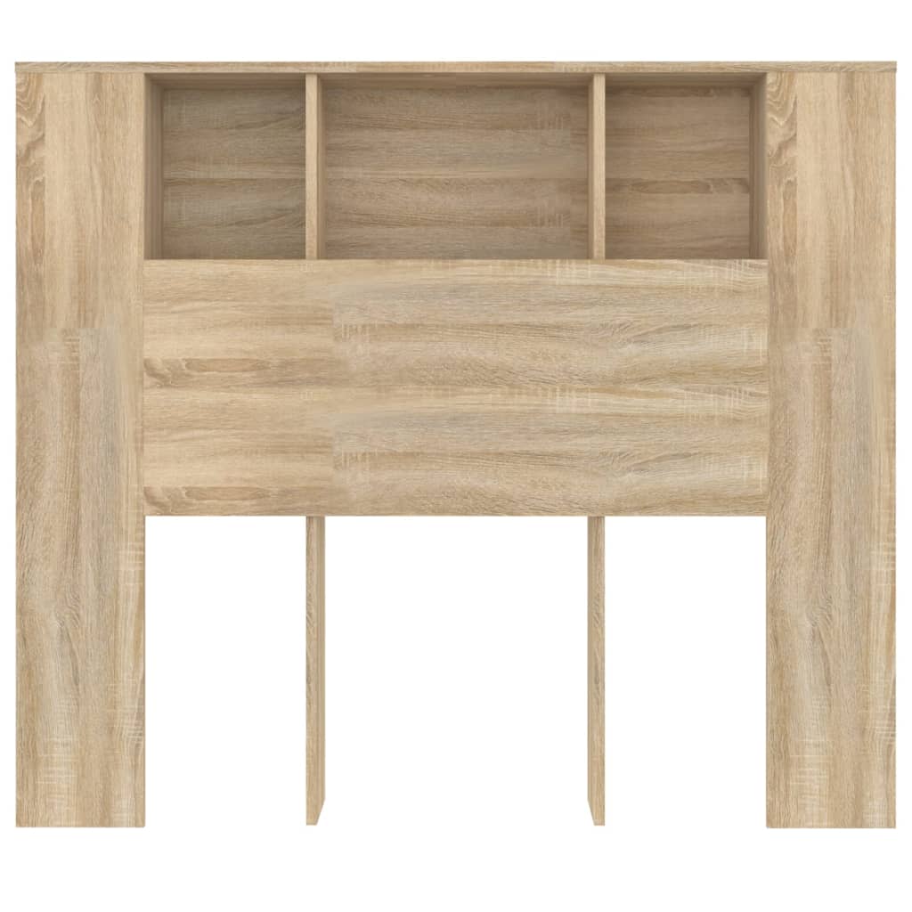 Armoire de tête de lit chêne sonoma 120x18,5x102,5 cm - XIOS