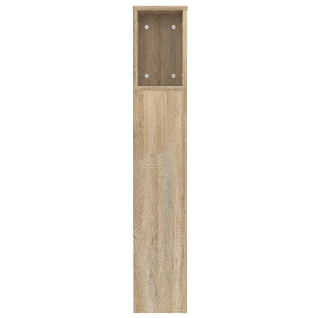 Armoire de tête de lit chêne sonoma 120x18,5x102,5 cm - XIOS