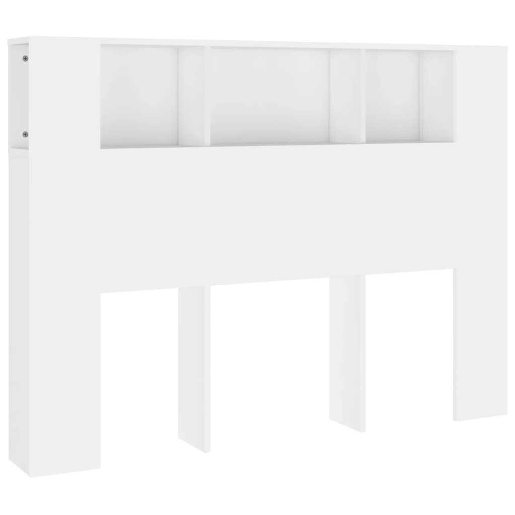 Armoire de tête de lit Blanc 140x18,5x104,5 cm - XIOS
