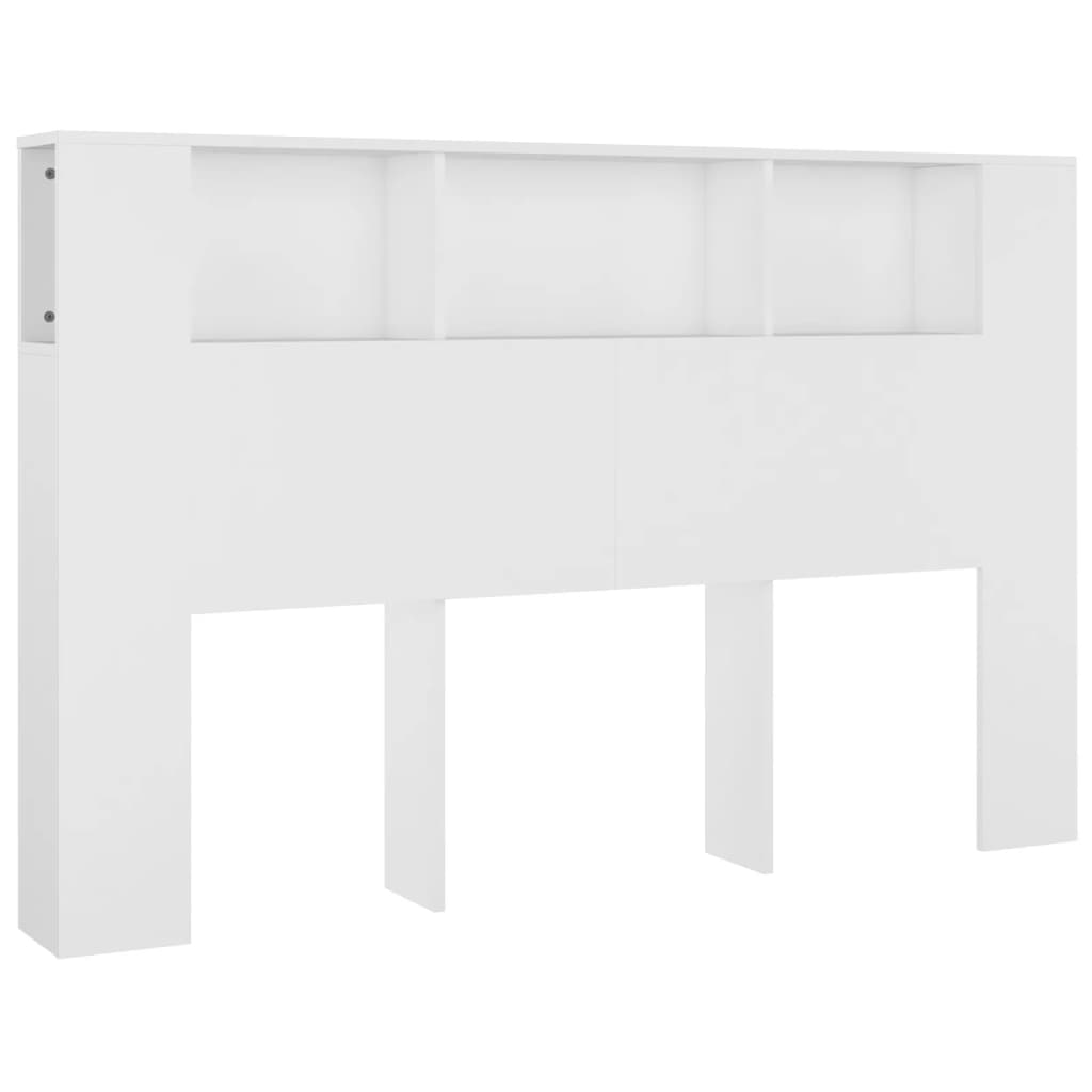 Armoire de tête de lit Blanc 160x18,5x104,5 cm - XIOS