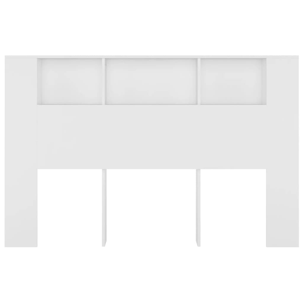 Armoire de tête de lit Blanc 160x18,5x104,5 cm - XIOS