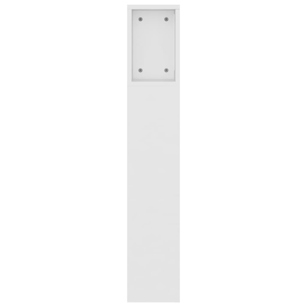 Armoire de tête de lit Blanc 160x18,5x104,5 cm - XIOS