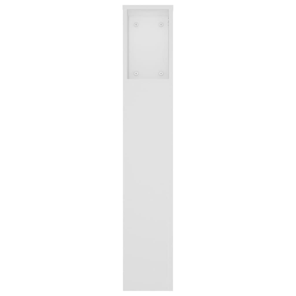Armoire de tête de lit Blanc 180x18,5x104,5 cm - XIOS