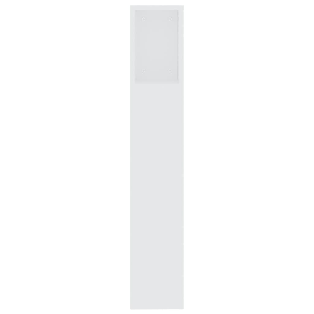 Armoire de tête de lit Blanc 200x18,5x104,5 cm - XIOS