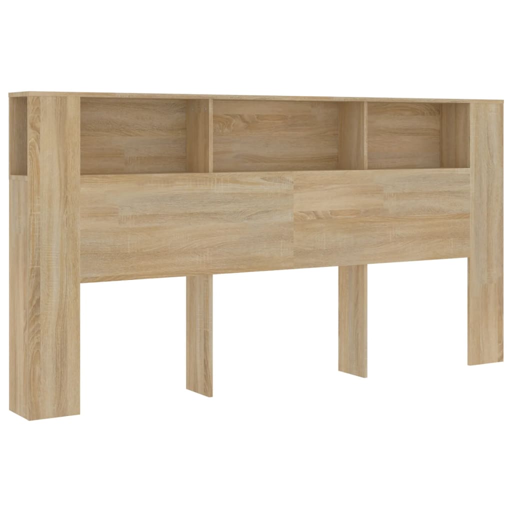 Armoire de tête de lit chêne sonoma 200x18,5x104,5 cm - XIOS